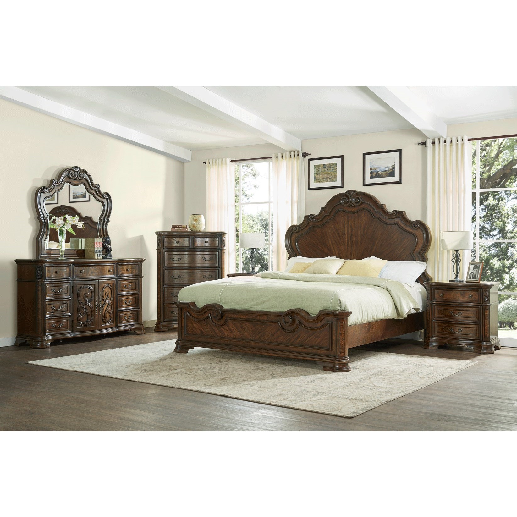 Steve Silver Royale King Bedroom Group Van Hill Furniture Bedroom